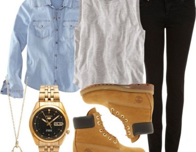 women's outfits with timberlands