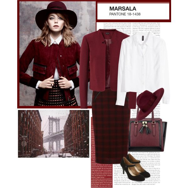Stylish Marsala Polyvore Combinations To Copy This Year