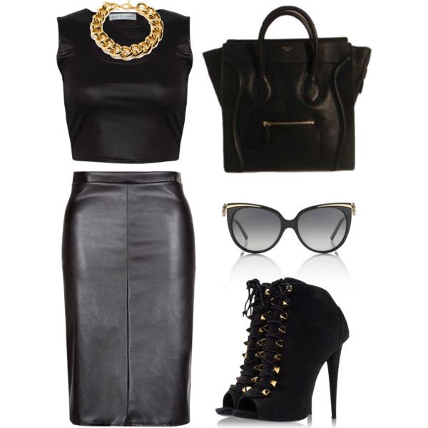 Outstanding Polyvore Combos With Pencil Skirts