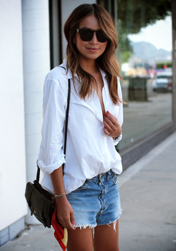 How To Wear A White Shirt This Summer