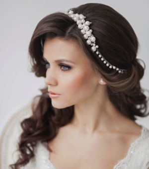 Voluminous Curls - Elegant Wedding Hairstyle Idea