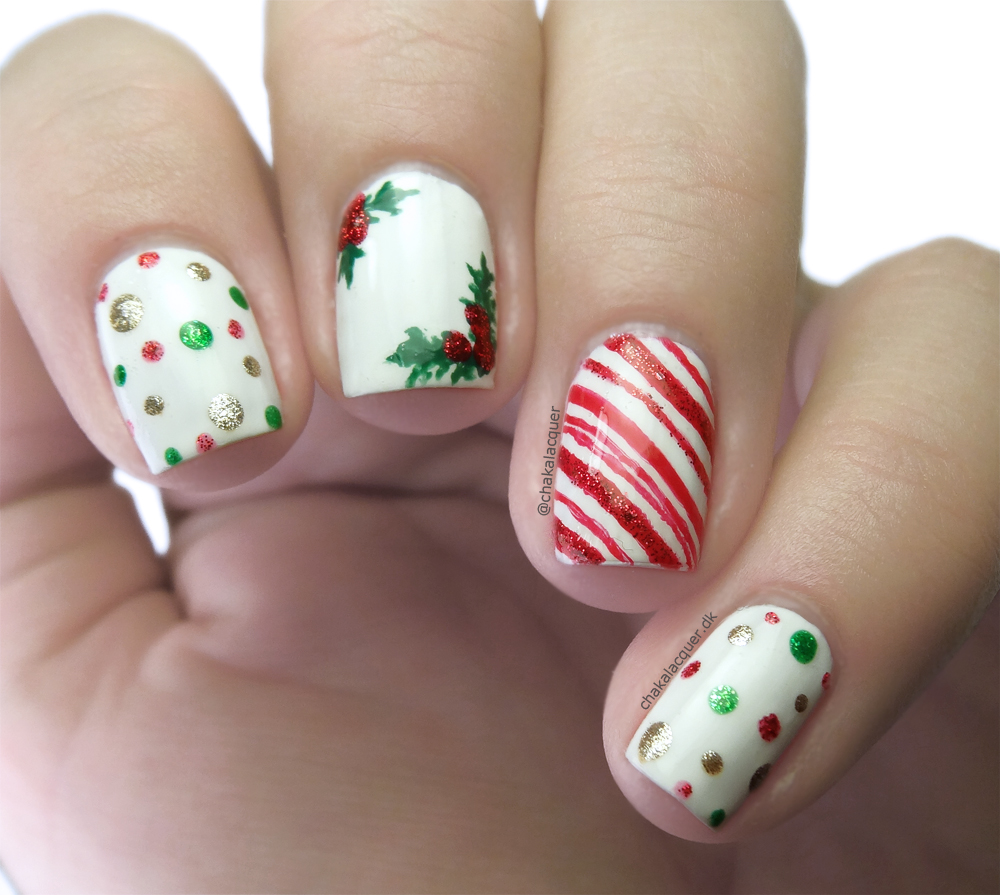 holiday nails simple